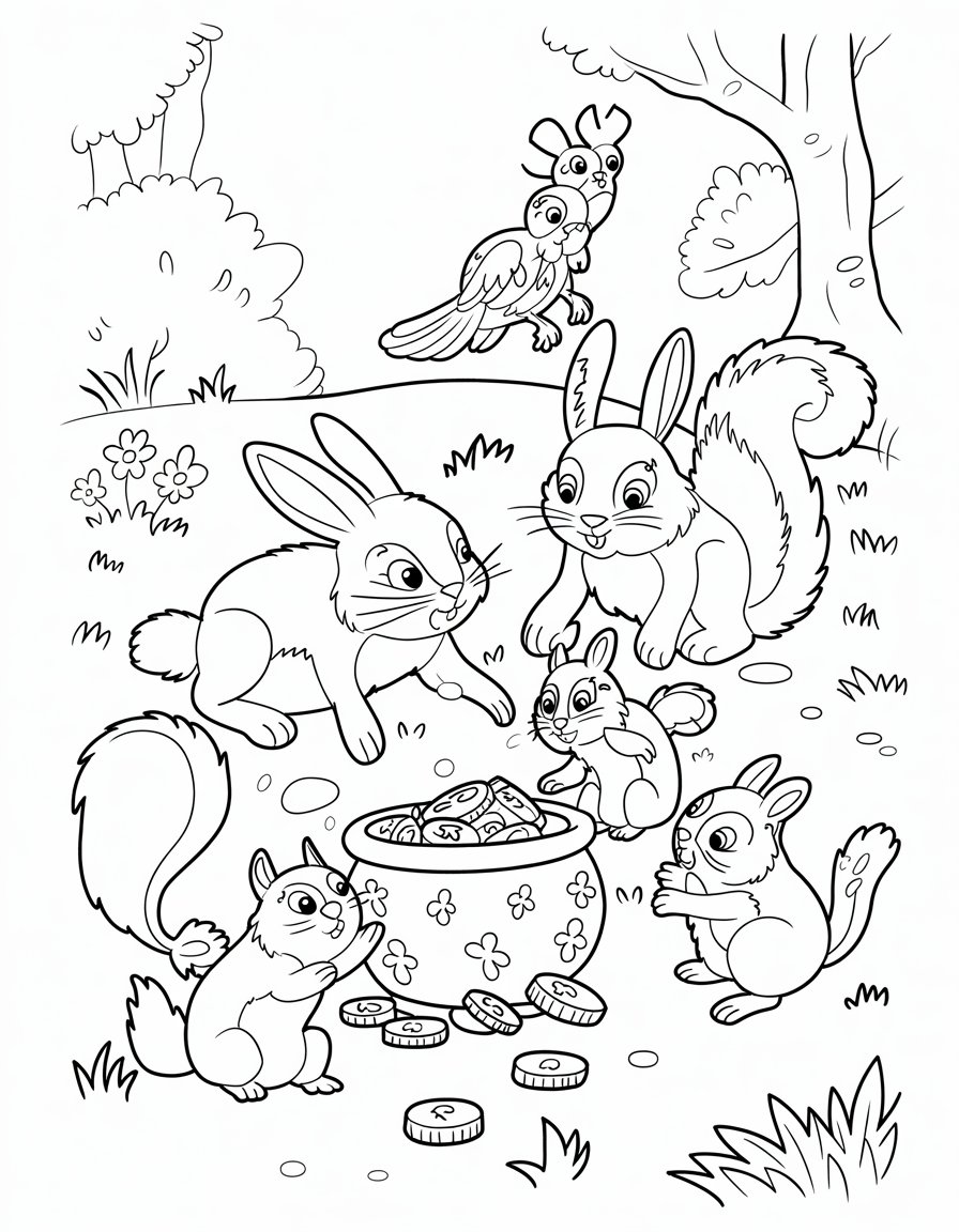 Animals Finding Gold